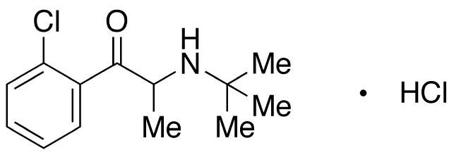 3-Deschloro-2-chloro Bupropion Hydrochloride - Chemical structure and product image