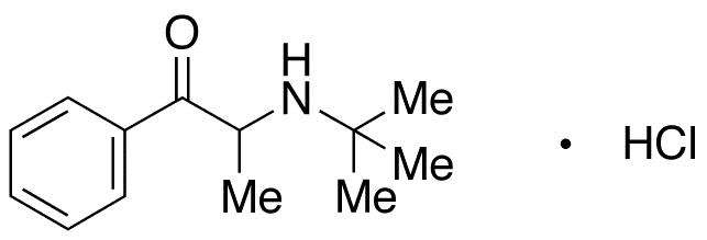 Deschloro Bupropion Hydrochloride - Chemical structure and product image