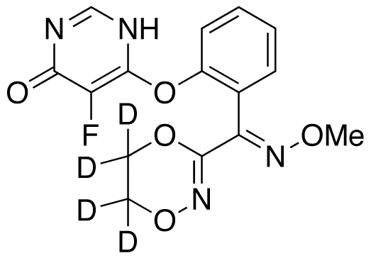 (E)-Deschlorophenyl Fluoxastrobin-d4 - Chemical structure and product image