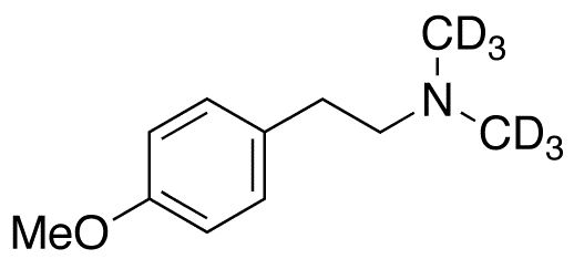 Des(1-cyclohexanol) Venlafaxine-d6 - Chemical structure and product image
