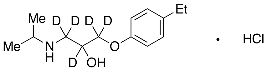 Des[4-(2-cyclopropylmethoxy)] Betaxolol-d5 Hydrochloride - Chemical structure and product image
