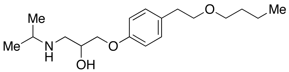 O-Des(cyclopropylmethyl)-O-butyl Betaxolol Hydrochloride - Chemical structure and product image