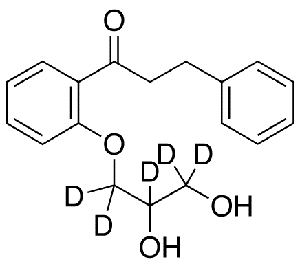 Depropylamino Hydroxy Propafenone-d5 - Chemical structure and product image