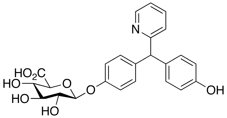 Desacetyl Bisacodyl betta-D-Glucuronide - Chemical structure and product image