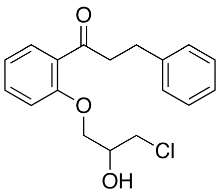 Depropylamino Chloro Propafenone - Chemical structure and product image