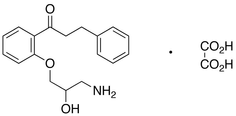 N-Despropyl Propafenone Oxalate Salt - Chemical structure and product image