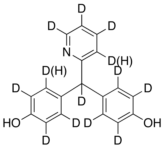 Desdiacetyl Bisacodyl-d13(Mixture of d12/d13) - Chemical structure and product image
