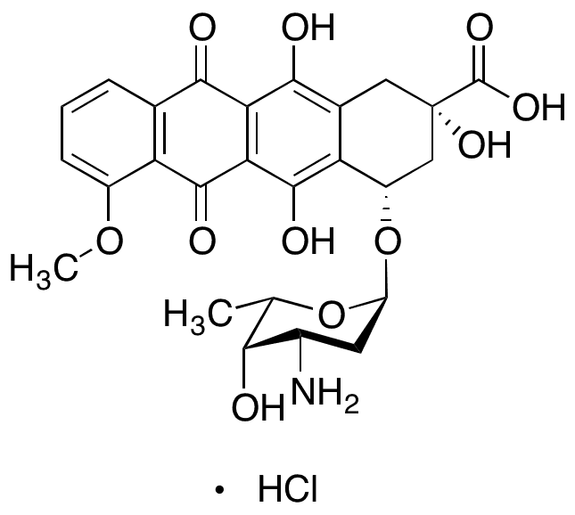 8-Desacetyl-8-carboxy Daunorubicin HydrochlorideDiscontinued, see D288675 - Chemical structure and product image