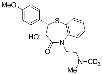 Desacetyl Diltiazem-d3 - Chemical structure and product image