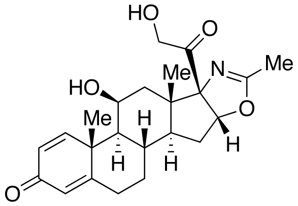 21-Desacetyl Deflazacort - Chemical structure and product image