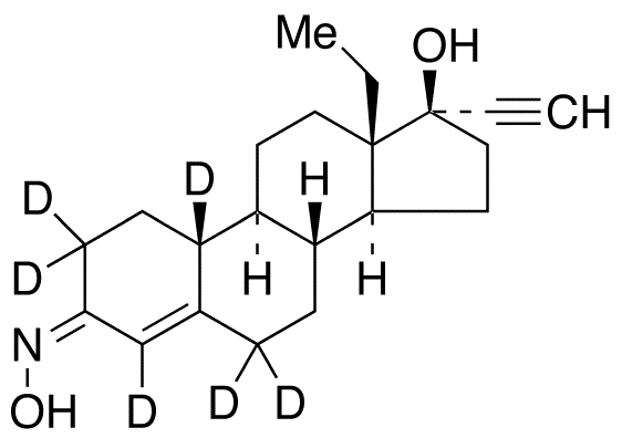 17-Desacetyl Norgestimate-d6 (Major) - Chemical structure and product image