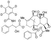 10-Desacetyl Paclitaxel-d5 - Chemical structure and product image