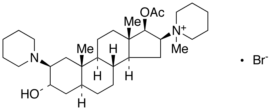 3-Desacetyl Vecuronium Bromide - Chemical structure and product image