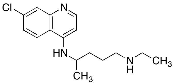 Desethyl Chloroquine - Chemical structure and product image