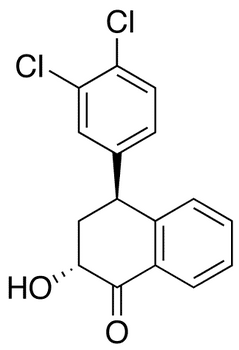 4-(S)-1-Des(methylamine)-1-oxo-2-(R,S)-hydroxy Sertraline - Chemical structure and product image