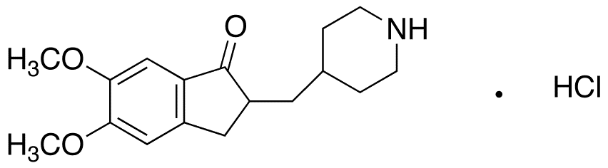 Desbenzyl Donepezil Hydrochloride - Chemical structure and product image