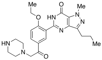 N-Desethyl Acetildenafil - Chemical structure and product image