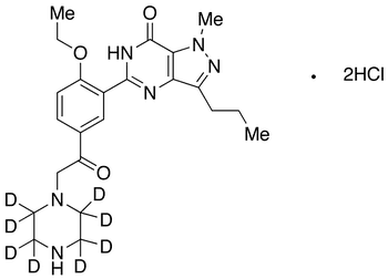 N-Desethyl Acetildenafil-d8 Dihydrochloride - Chemical structure and product image