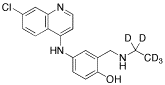 N-Desethyl Amodiaquine-d5 - Chemical structure and product image