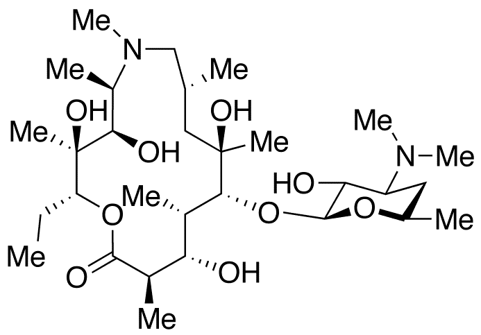Descladinose Azithromycin - Chemical structure and product image