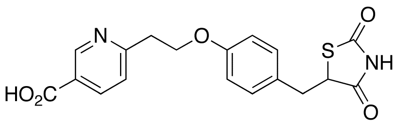 5-Desethyl 5-Carboxy Pioglitazone - Chemical structure and product image
