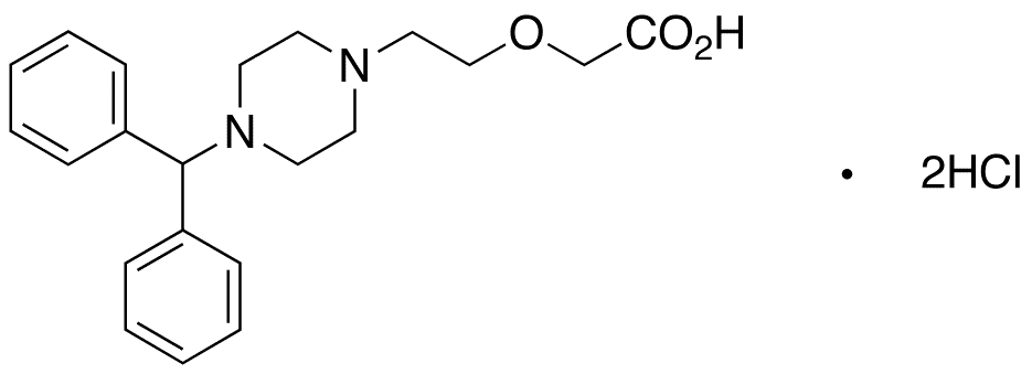 Deschloro Cetirizine Dihydrochloride - Chemical structure and product image