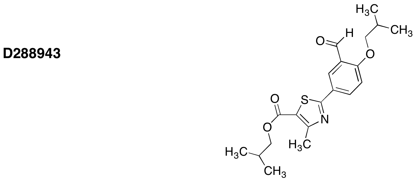3-Descyano-3-formyl Febuxostat Isobutyl Ester - Chemical structure and product image