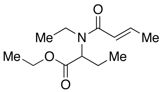 Des(dimethylamino) Crotethamide Acid Ethyl Ester - Chemical structure and product image
