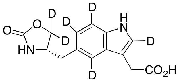 3-Des[2-(Dimethylamino)ethyl] Zolmitriptan-d6 3-Acetic Acid - Chemical structure and product image