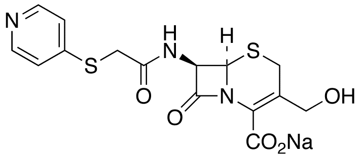 Desacetyl Cephapirin Sodium Salt - Chemical structure and product image