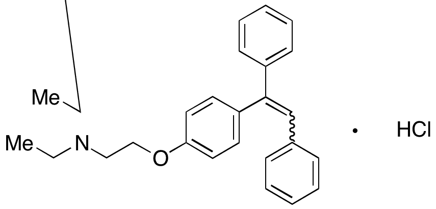 Deschloro Clomiphene Hydrochloride (E/Z Mixture) - Chemical structure and product image