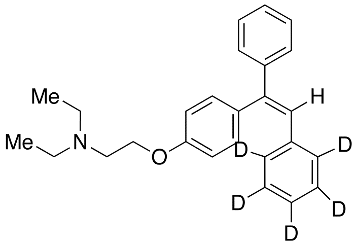 Deschloro Clomiphene-d5 - Chemical structure and product image