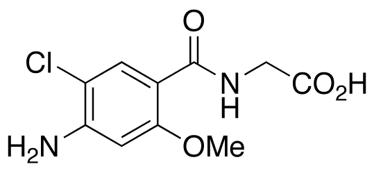 N-Des(2-diethylamino) Metoclopramide Acetic Acid - Chemical structure and product image