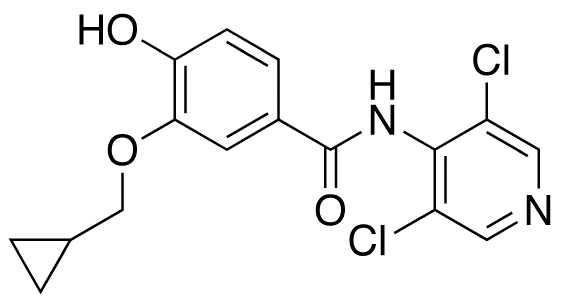 4-O-Des(difluoromethyl) Roflumilast - Chemical structure and product image