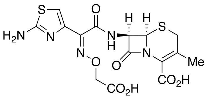 3-Desethenyl-3-methyl Cefixime (Cefixime EP Impurity E) - Chemical structure and product image