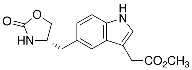 3-Des[2-(Dimethylamino)ethyl] Zolmitriptan 3-Acetic Acid Methyl Ester - Chemical structure and product image