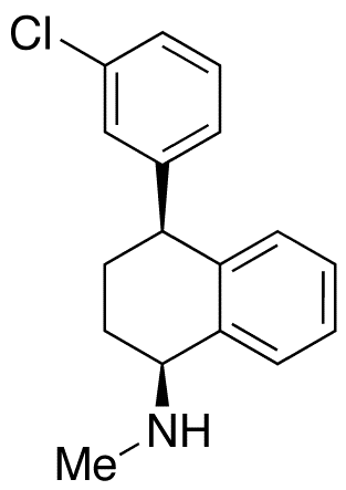 (rac,syn)-4-Deschloro-sertraline - Chemical structure and product image