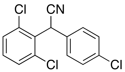 2,6-Dichloro-alffa-(4-chlorophenyl)benzeneacetonitrile - Chemical structure and product image