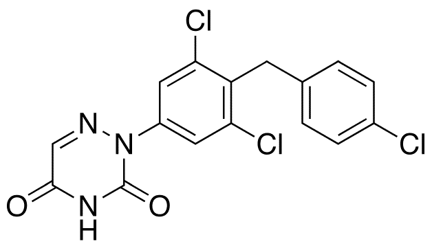 2-[3,5-Dichloro-4-[(4-chlorophenyl)methyl]phenyl]-1,2,4-triazine-3,5(2H,4H)-dione - Chemical structure and product image