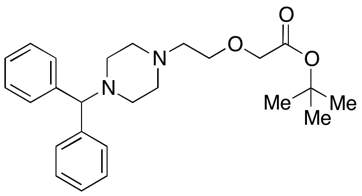 Deschloro Cetirizine tert-Butyl Ester - Chemical structure and product image