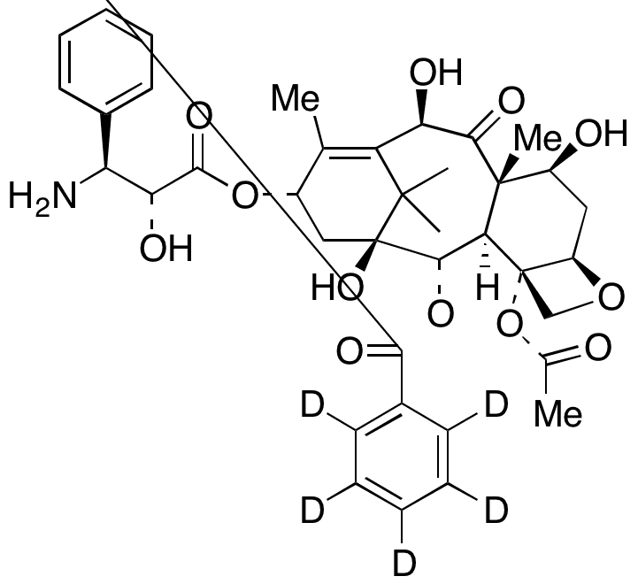 N-DesBoc Docetaxel-d5 - Chemical structure and product image