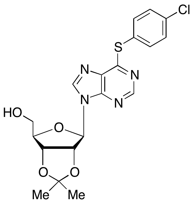 6-Desamino-6-(4-Chlorophenyl)-thioadenosine 2,3-O-(1-Methylethylidene) - Chemical structure and product image