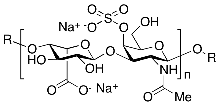 Dermatan Sulfate (>90%) - Chemical structure and product image