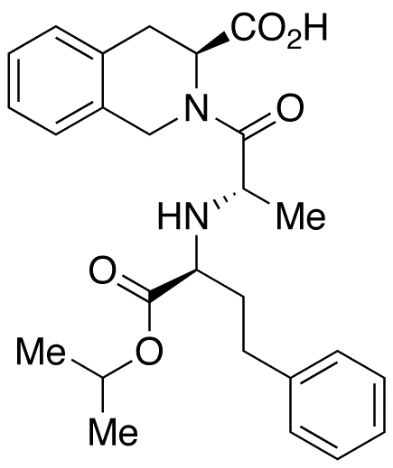 O-Desethyl-O-isopropyl Quinapril - Chemical structure and product image
