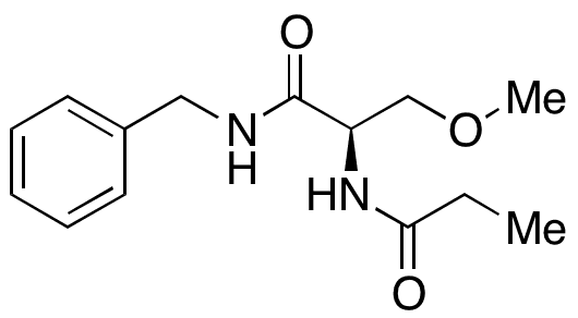 N-Descarboxymethyl-N-carboxyethyl Lacosamide (Impurity) - Chemical structure and product image