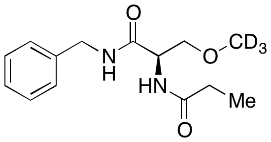 N-Descarboxymethyl-N-carboxyethyl Lacosamide-D3 (Impurity) - Chemical structure and product image