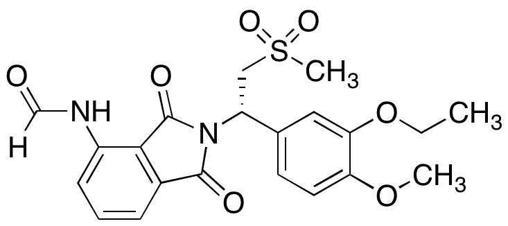 N-Desacetyl-N-formyl Apremilast - Chemical structure and product image