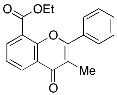 O-Desethylpiperidine Flavoxate Ethyl Ester - Chemical structure and product image