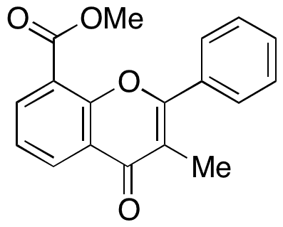 O-Desethylpiperidine Flavoxate Methyl Ester - Chemical structure and product image