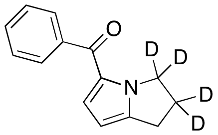 1-Descarboxy Ketorolac-d4 - Chemical structure and product image